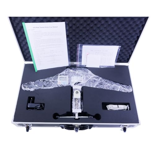 New ASZ-100KN Digital Rope Tension Meter Steel Ropes Tession Tester Diameter 20-34mm 100KN Max Load