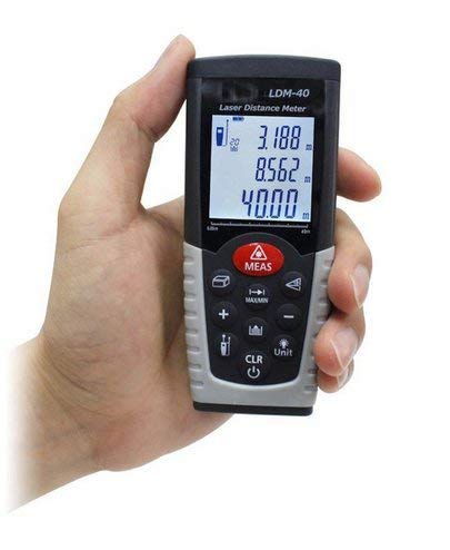 Graigar LDM-40 Laser Distance Meter Laser Rangefinder Measurement Distance Meter Measuring Range 0.05 to 40m
