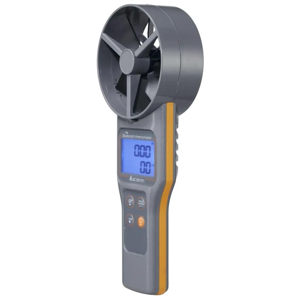 AZ89191 Bluetooth Temp./RH/CO2 Anemometer Wind Speed Meter Air Flow Meter Range 0.20~30.00m/s