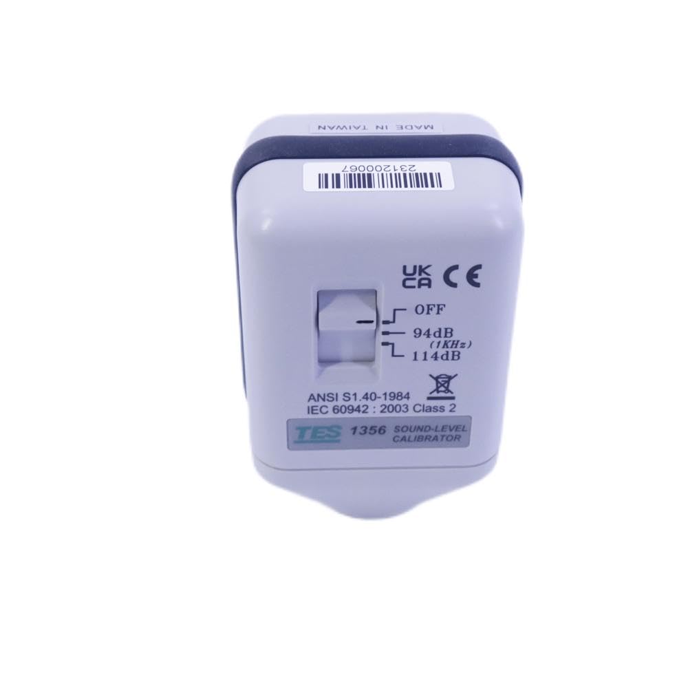 TES-1356 Sound Level Calibrator 94/114dB Noise Tester Calibration Meter