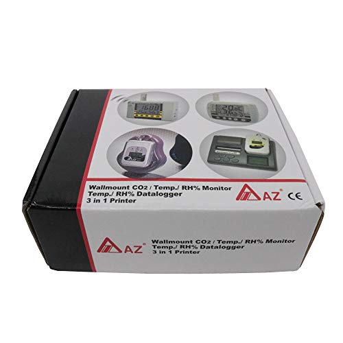 AZ7722 Digital Wall Mount Carbon Dioxide Tester CO2 Gas Tester Temperature and Humidity Meter Multifunction Air Tester