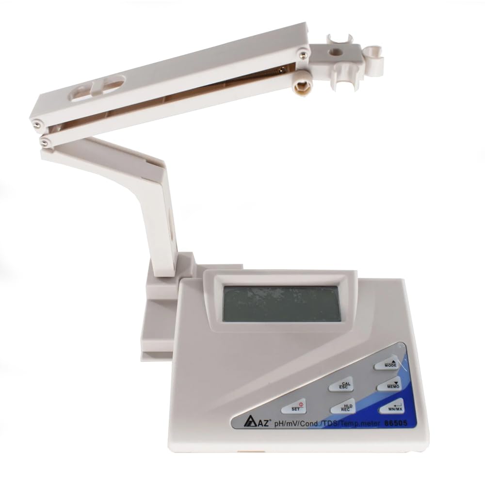 AZ86505 Multiparameter Benchtop Water Quality Meter - pH/ORP/Cond./TDS/Salinity Meter