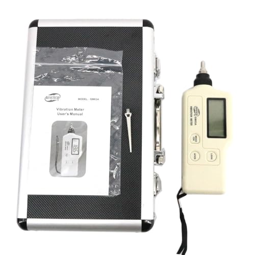 GM63A Digital Vibration Analyzer Tester Meter Vibrometer AC Output Digital With LCD Backlight