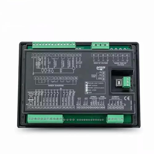 LXC7110 Genset Control LCD SMS RS485 Parts Auto Manual Start Switch Panel Lixise LXC7120 Generator Controller