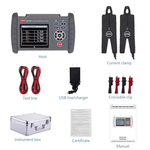 FR2010E+Smart Double Clamp Phase VAmeter
