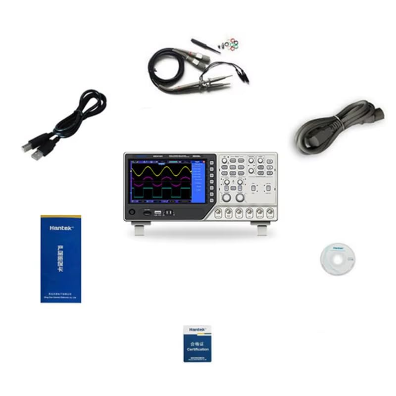 Hantek DSO4202C Digital Oscilloscope 2 Channel 1 Channel Arbitrary/Function Waveform Generator 1GSa/s Sample Rate