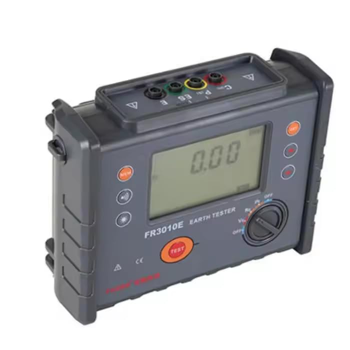FR3010E 0.00ohm~30kohm-m Ground Resistance Soil Resistivity Tester Measure Voltage Soil resistivity