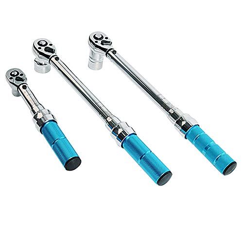 Graigar 3 Sets of Preset Torque Wrench 1-6Nm 1/4", 5-60Nm 3/8",20-210Nm 1/2"
