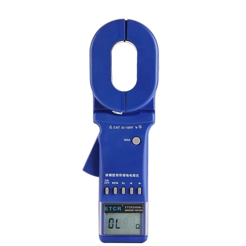 Graigar ETCR2000B+ Electric Power Clamp Earth Resistance Tester Clamp Meter Range 0.01-1200ohm