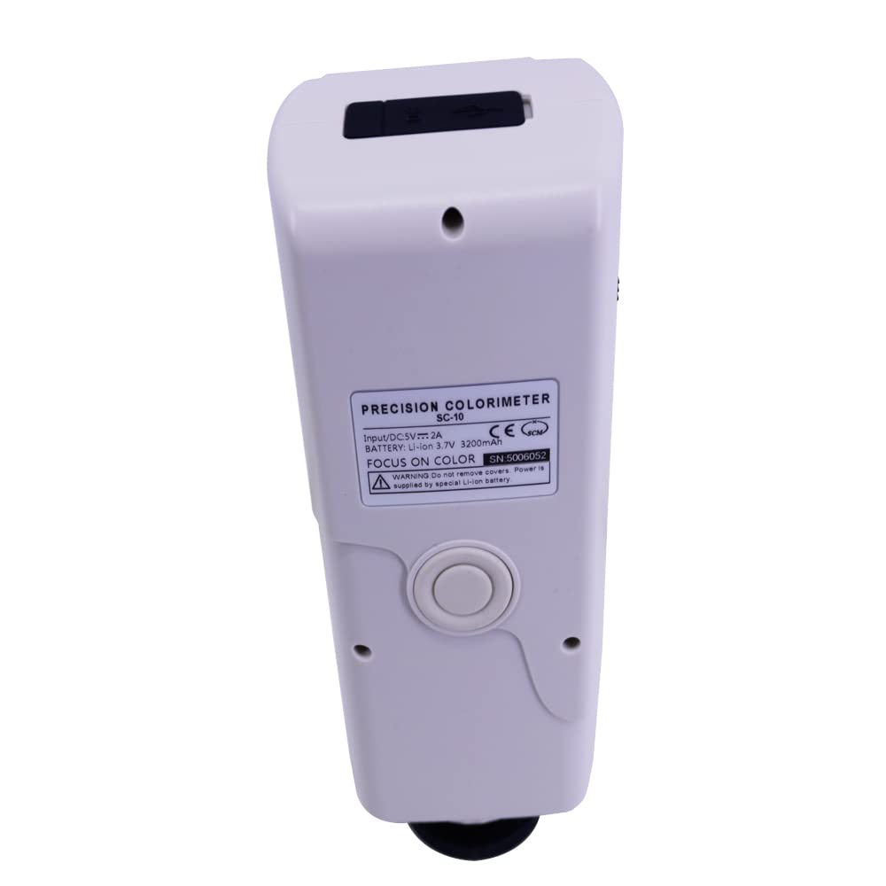 SC-10 Portable Colorimeter Digital Color Difference Meter 8/d 4mm Aperture Industrial Color Analyzer