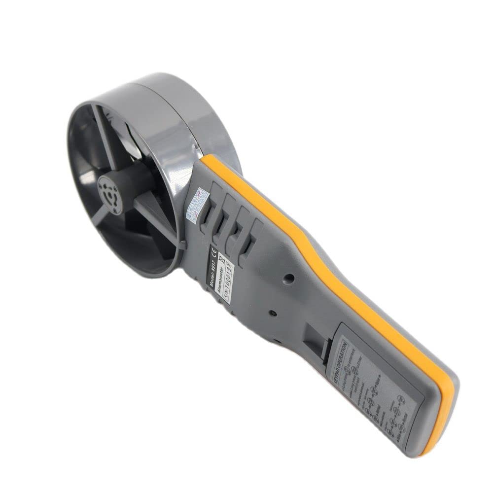 AZ8917 Portable 10cm Vane Digital Anemometer Temperature & Humidity Air Flow Meter Wind Speed Range 0.20~30.00 m/s