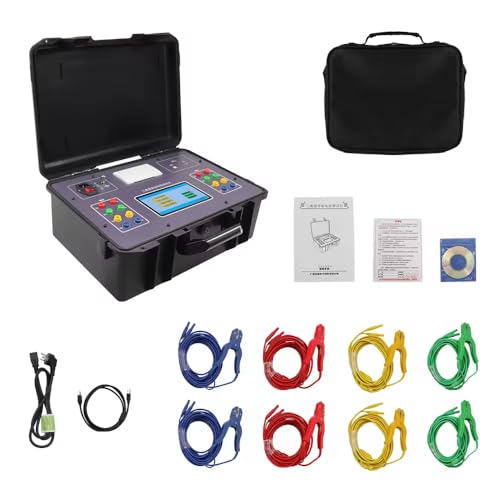 ES3080 Three-Channel DC Resistance Tester with Touch Screen Direct-Current Resistance Transformer DC Resistance Tester