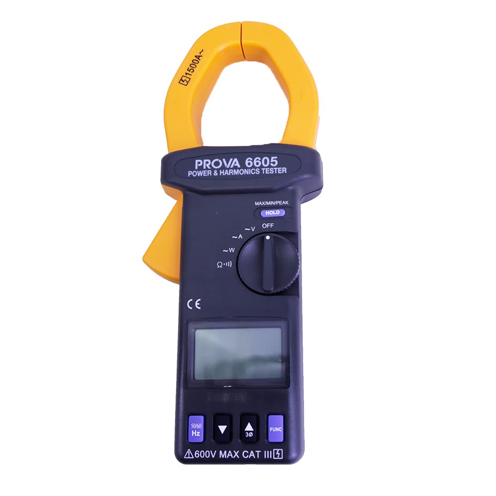 PROVA6605 Power & Harmonics Tester AC Power and Harmonic Analyzer Basic Accuracy 2.0% PROVA-6605
