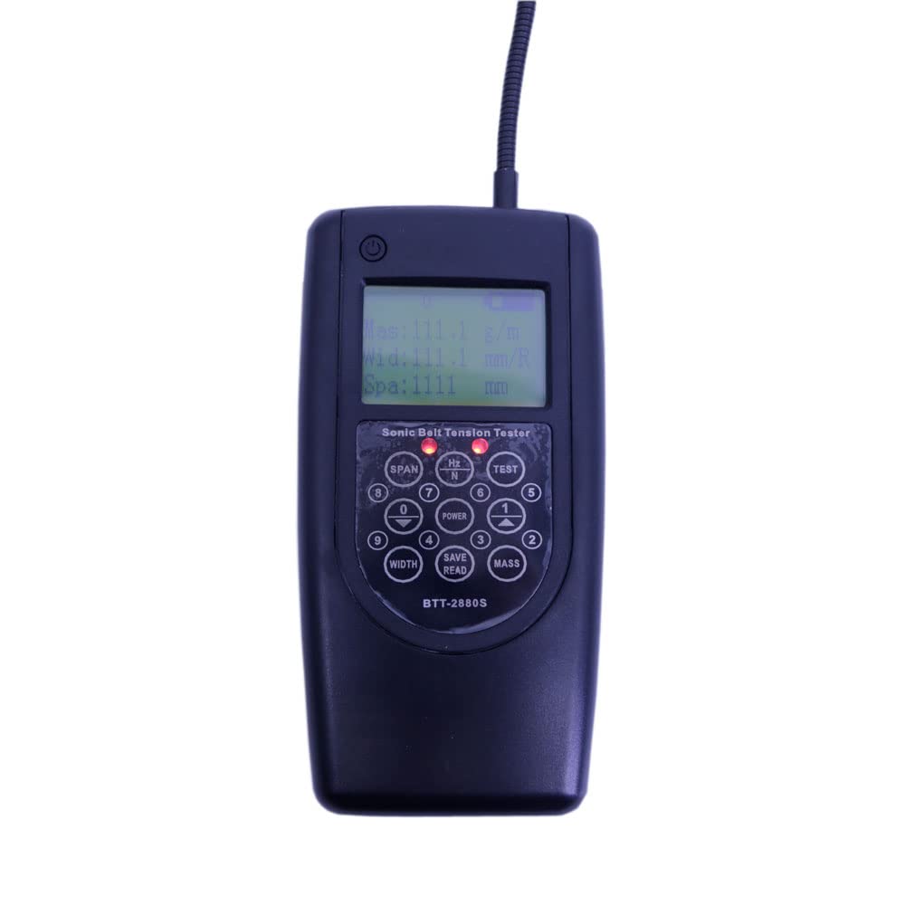 New BTT-2880S Digital Sonic Belt Tension Tester Range 10-680Hz Portable Belt Tension Gauge
