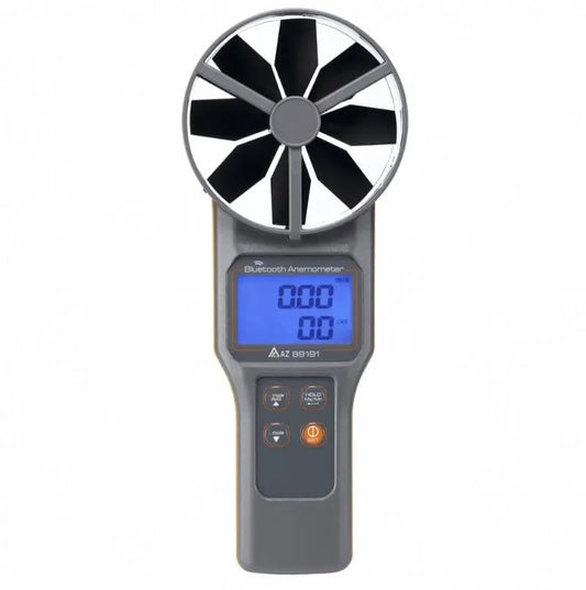 AZ89191 Bluetooth Temp./RH/CO2 Anemometer Wind Speed Meter Air Flow Meter Range 0.20~30.00m/s