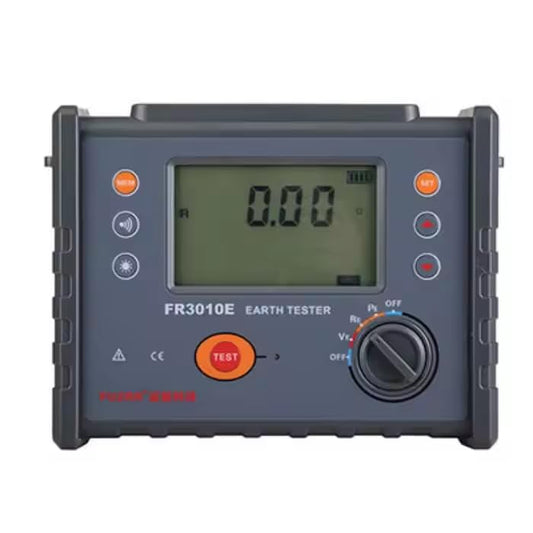 FR3010E 0.00ohm~30kohm-m Ground Resistance Soil Resistivity Tester Measure Voltage Soil resistivity