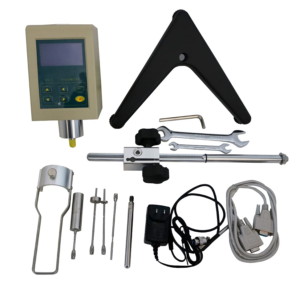 New DV-1 Digital Rotary Viscometer Range 10-2000000mPa.s with Temperature Testing Can Connect to PC