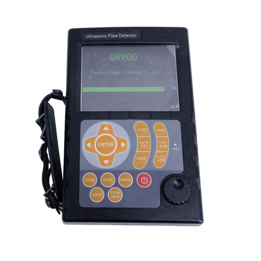 Graigar GR900 Portable Ultrasonic Flaw Detector Digital Flaw Detector Automated Display Precise Flaw Location Measuring Range 0-10000mm Gain Range 0~110dB (Step Length 0.1dB, 1dB)