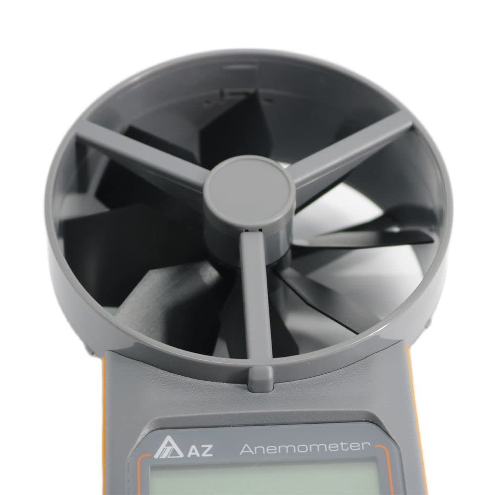 AZ8917 Portable 10cm Vane Digital Anemometer Temperature & Humidity Air Flow Meter Wind Speed Range 0.20~30.00 m/s