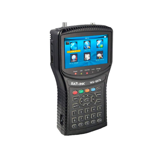 Graigar Satlink WS-6979 DVB-S2 & DVB-T2 Combo Digital Satellite Finder WS6979 Spectrum Meter Analyzer with TFT LCD Screen
