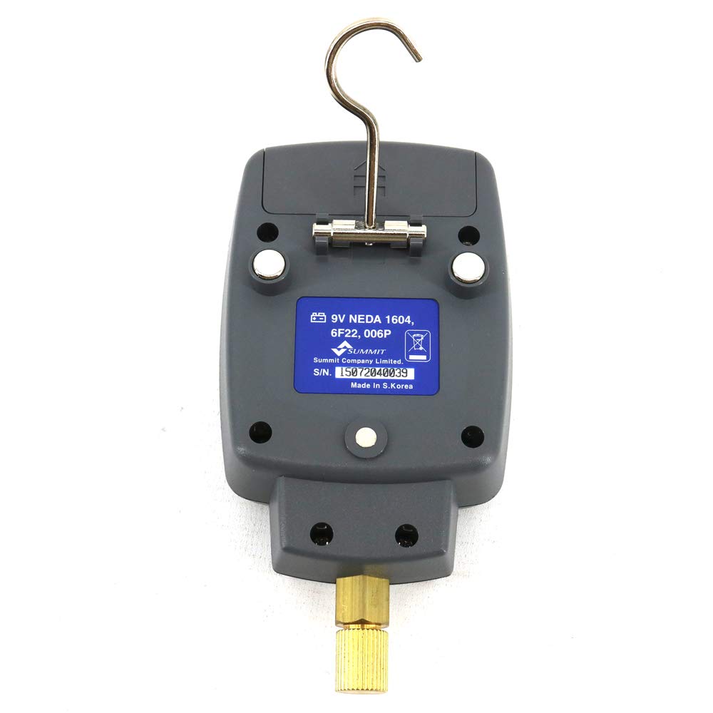 Graigar SUMMIT-605 Digital Vacuum Gauge Single Pressure Gauge with LCD Backlight SUMMIT605 Digital Vacuum Gauge Tester Meter