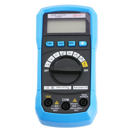 ADM01 Digital Multimeter Autorange AC/DC Voltage Current Resistance Meter Frequency Tester 0-20kHz
