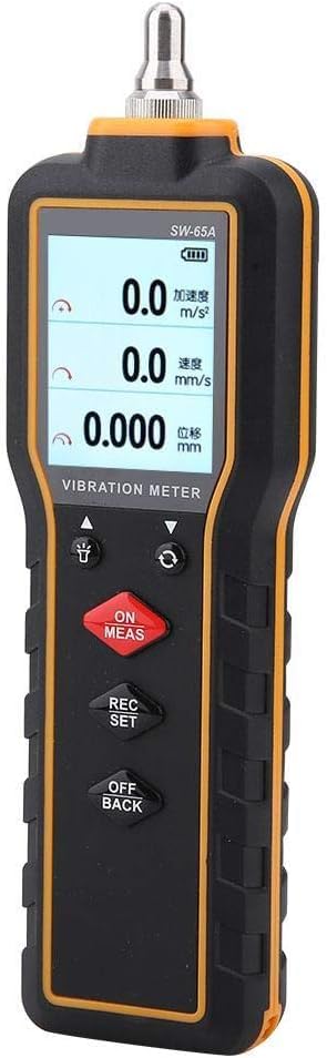 Digital Vibration Meter vibrometer Tester Gauge Analyzer Measure Precision sensitivity accelerometers SW-65A