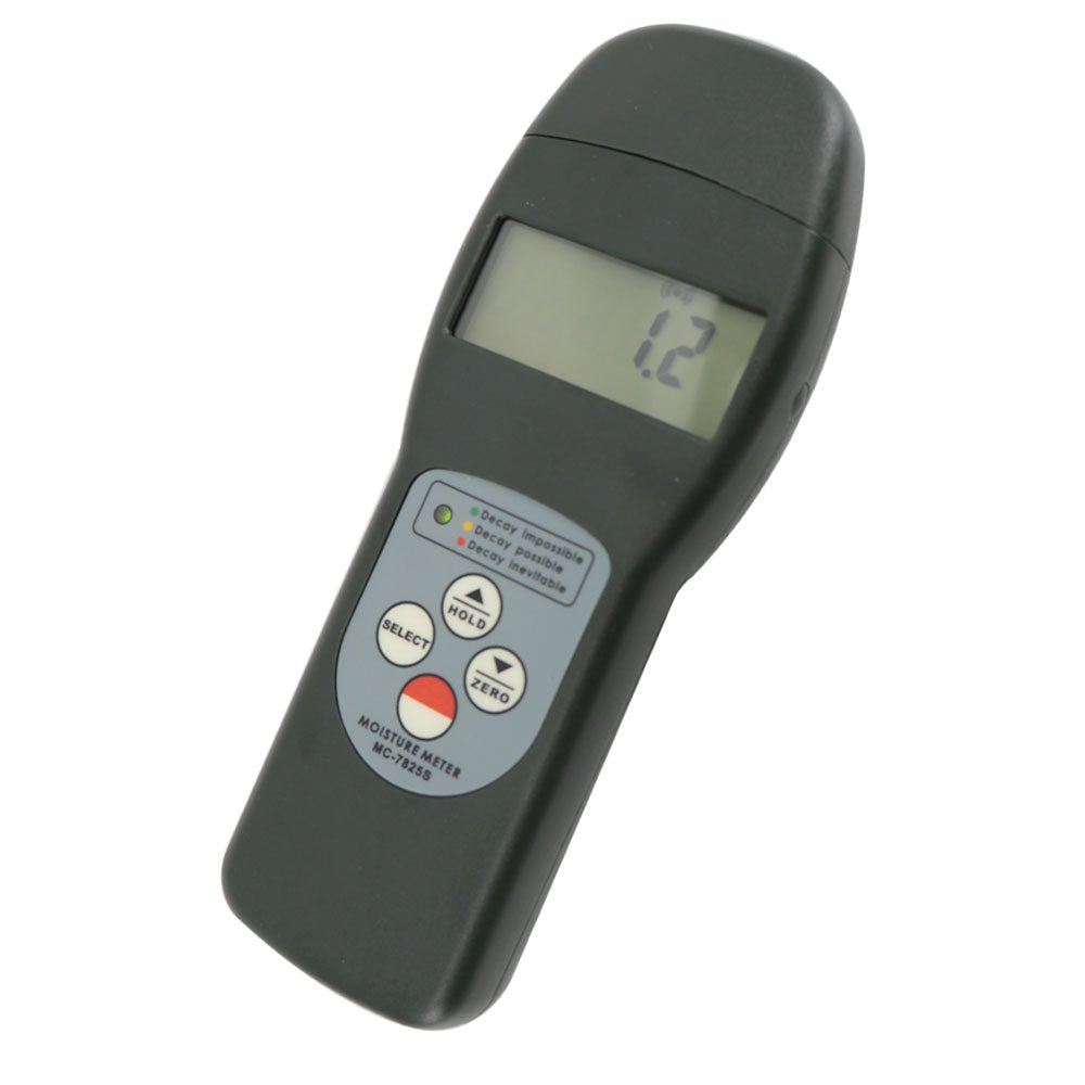 Graigar MC-7825S Digital Serch Type Moisture Meter Tester Gauge MC7825S Search Type Non-destructive Testing for Wood Tobacco Soil 0~70%
