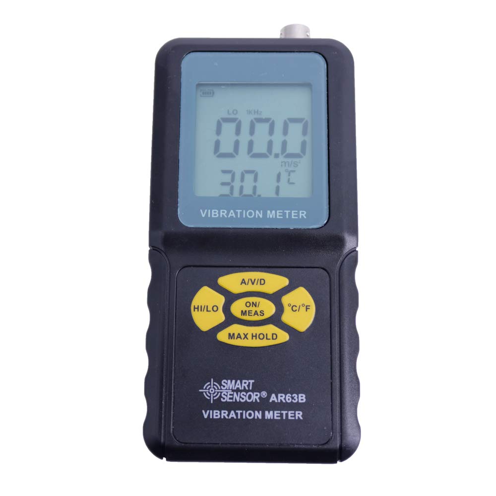 Smart Sensor AR63B Digital Precision Vibrometer Vibration Meter Tester Gauge Analyzer