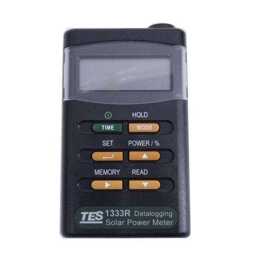 Graigar TES-1333R Digital Datalogging Solar Power Meter Tester Gauge TES1333R Solar Radiation Meter Gauge RS-232 Interface