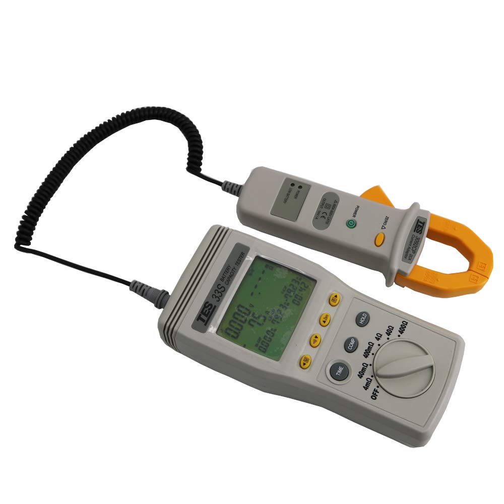 Graigar TES-33S Battery Capacity Tester TES33S Battery Capacity 0 to 1200AH RS232 PC Interface Original Upgraded Version Battery Tester