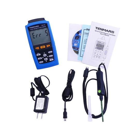 Tenmars TM-197 Digital AC/DC Magnetic Field Meter 0~3000mT 0~30000G (Gauss) Tester