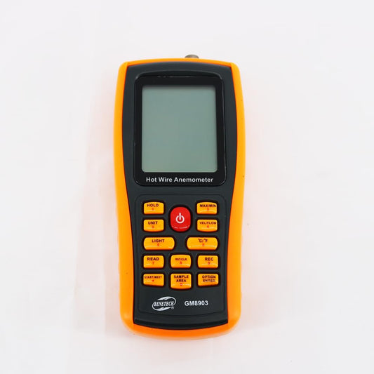 GM8903 Portable Hot Wire Digital Anemometer Air Temperature Meter Wind Speed Flow Tester