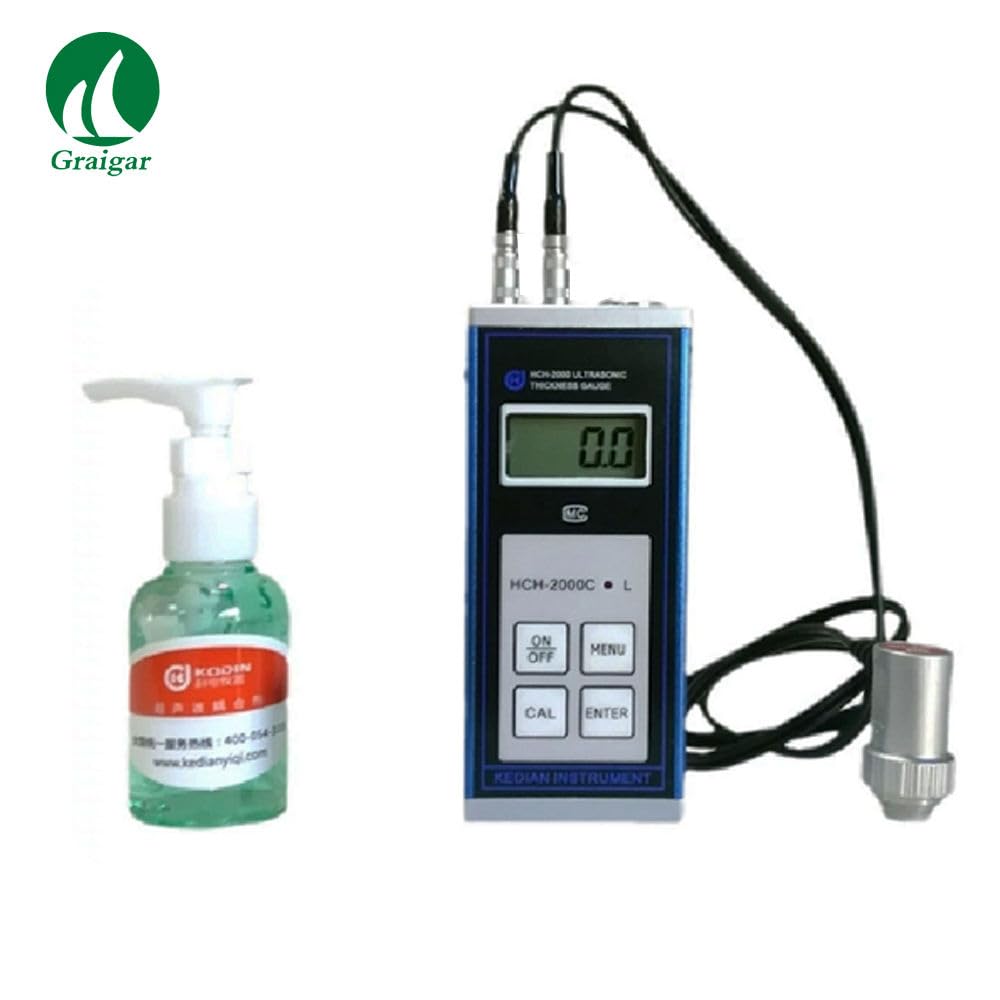 HCH-2000C Ultrasonic Thickness Gauge Range (in Steel) 0.7 to 199.9mm Thickness Meter