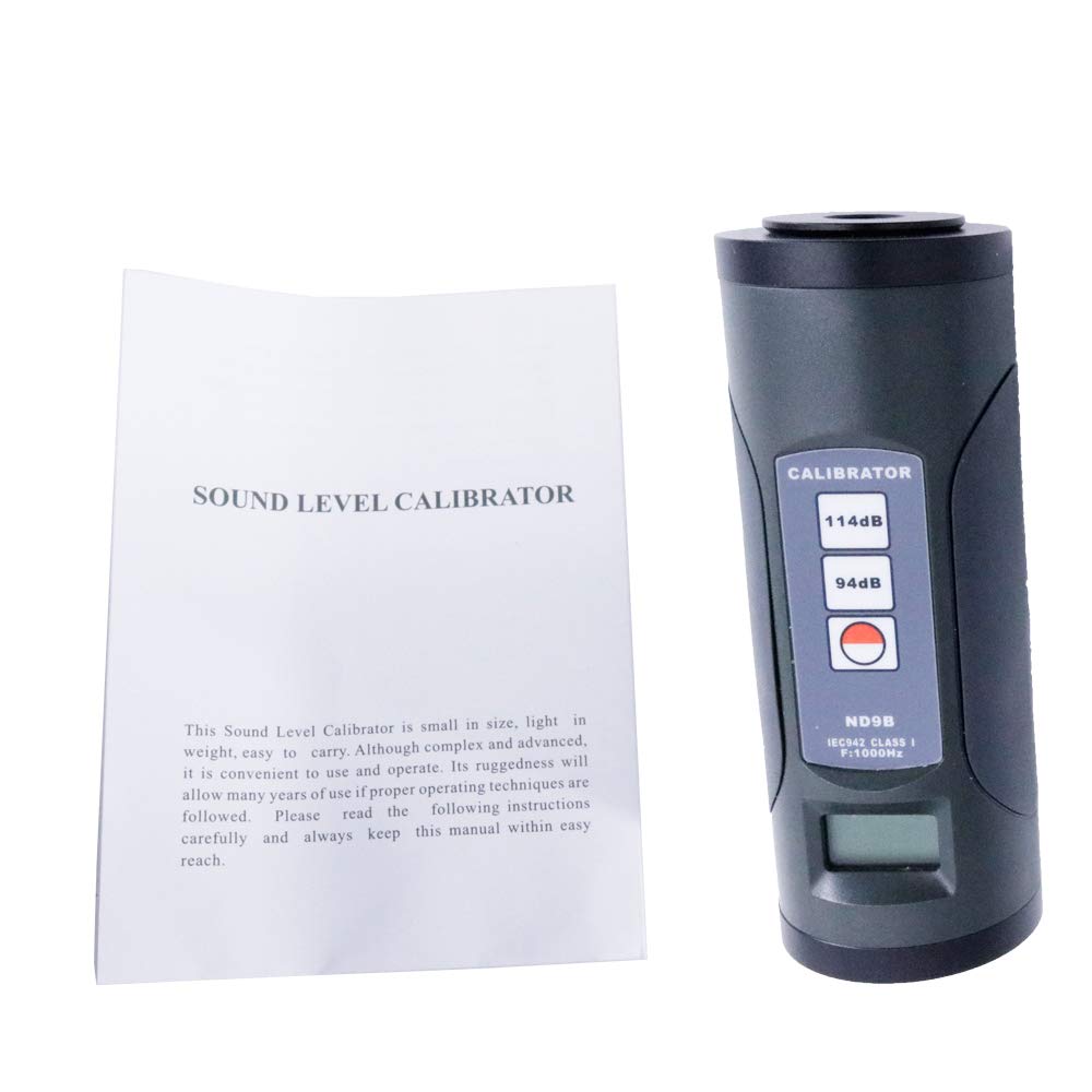 Graigar ND9B Sound Level Noise Calibrator Meter Mics 94dB/114dB Accuracy Mics