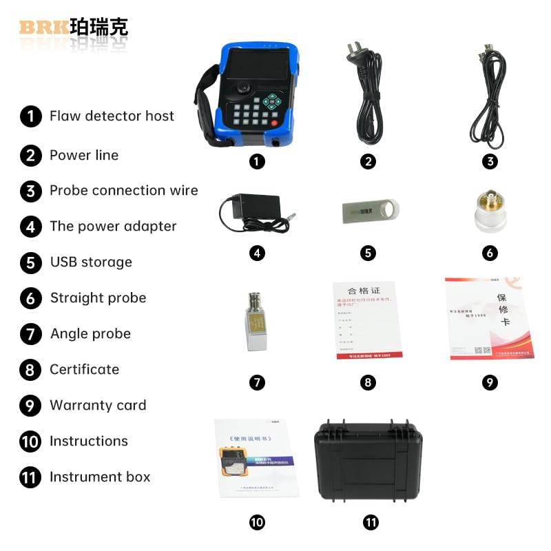 M-Ultra Digital Ultrasonic Flaw Detector MINI-5Range 5-5000
