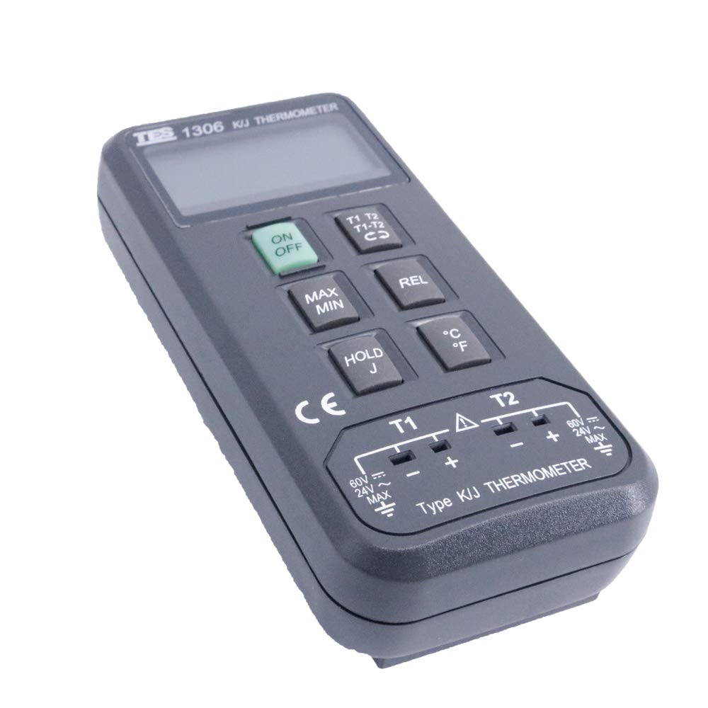 TES-1306 Handheld Type K. J. Digital Thermometer Input Thermometer Temperature Meter