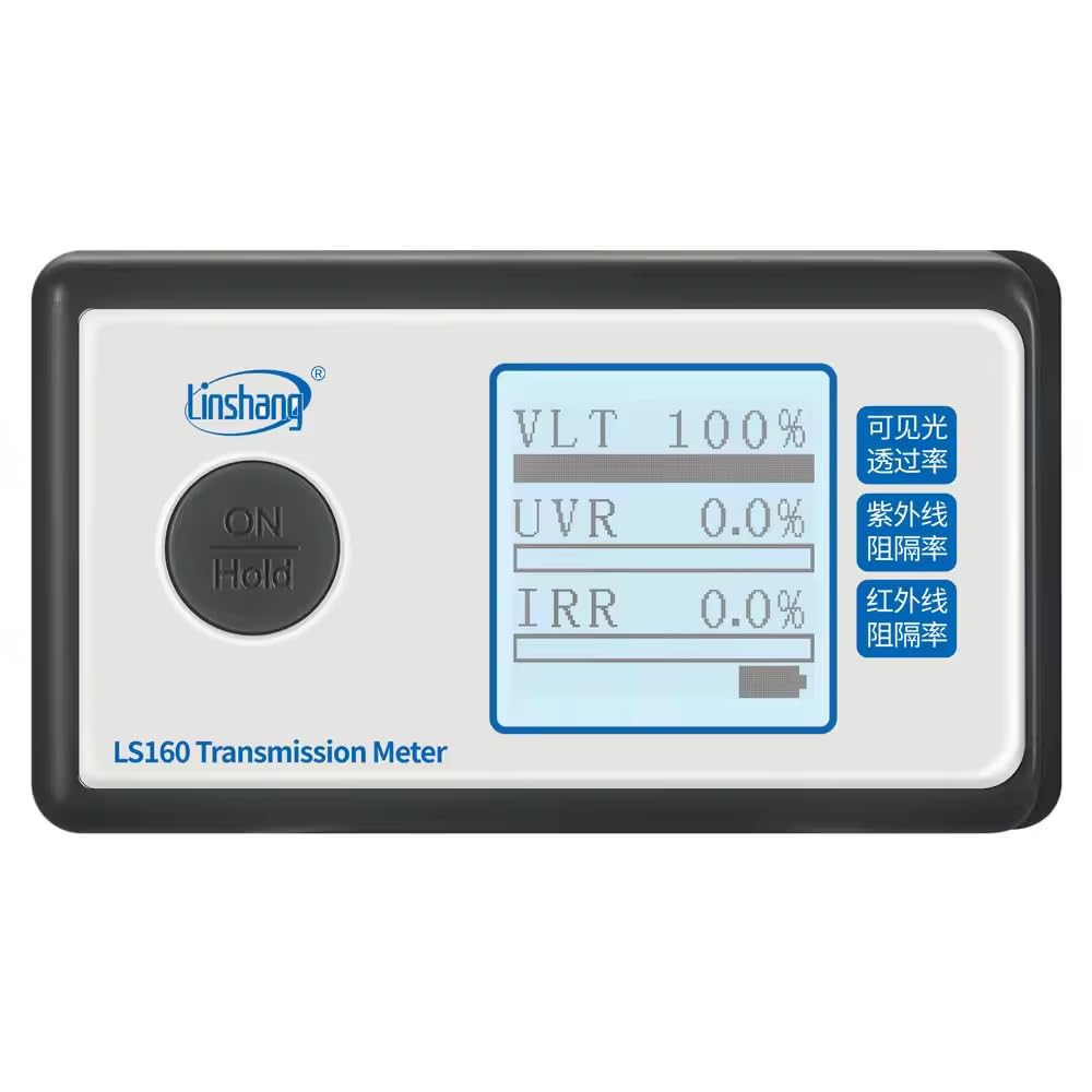 LS160 Transmission Meter Window Tint and Film Meter Ultraviolet and Infrared Rejectiong Rates Tester