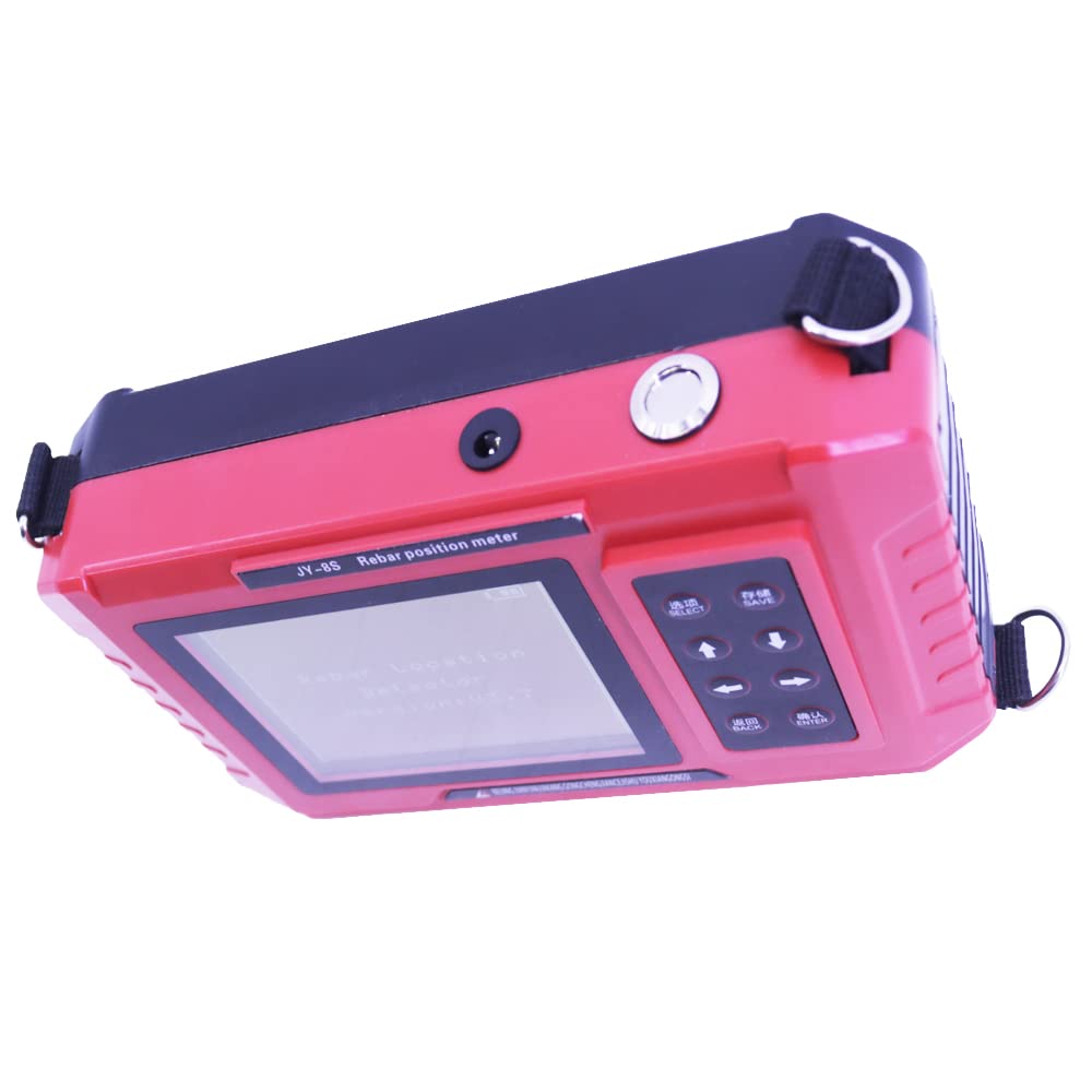 Graigar JY-8S Concrete Rebar Locator Scanner: Reinforcement Detector, Compact, Lightweight, Non-Destructive, Accurate, Voice Alarm, Backlit Display