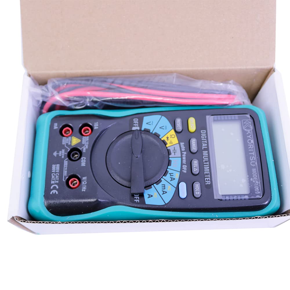 Kyoritsu1009 Handheld Digital Multimeter AC/DC Voltage Current Meter 4000 Counts Display 10A Kew1009