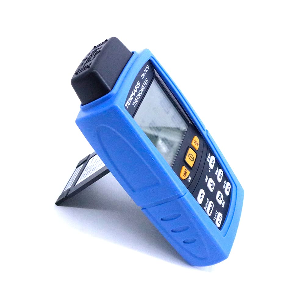 TENMARS TM-747D Digital Thermocouple Thermometer K,J,T,E,R,S,N Temperature Meter with RS-232 Program