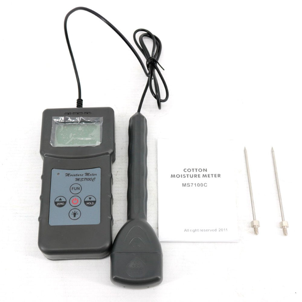 Graigar MS7100C Digital Cotton Lint Moisture Meter Tester Measuring Range 7%-40% MS-7100C