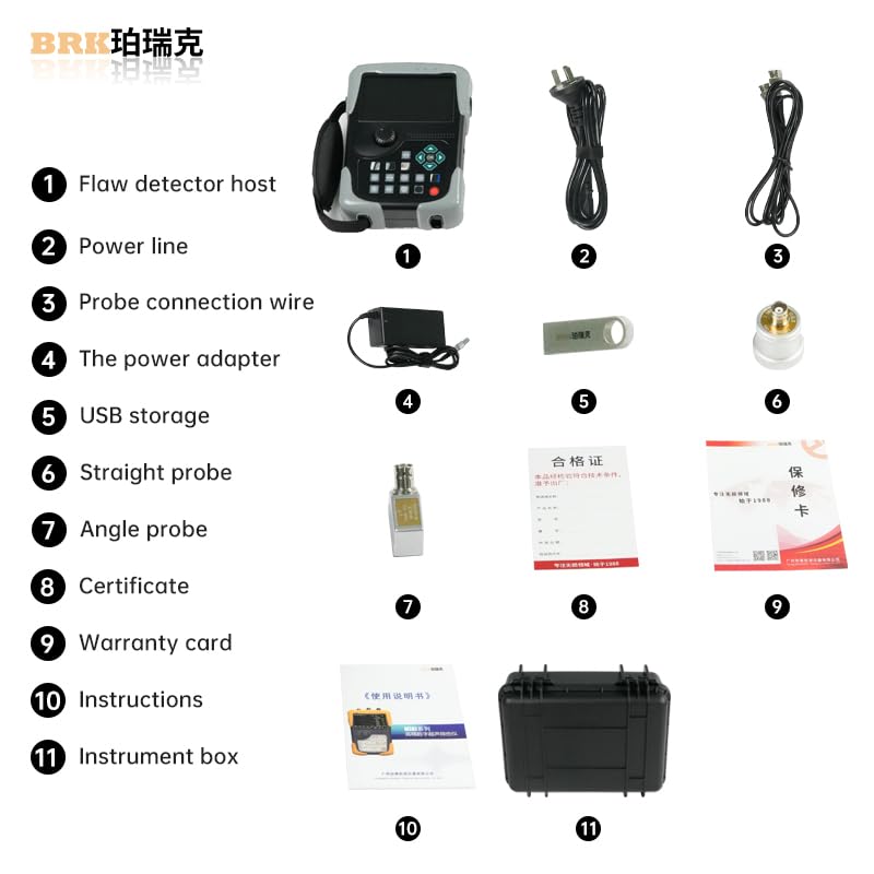 M-Ultra Digital Ultrasonic Flaw Detector MINI-10 0-10000mm