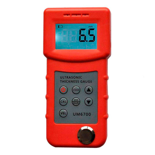 Graigar UM6700 Ultrasonic Thickness Gauge Metal Thickness Meter Testing for Many Ultrasonic Wave Well-conductive Materials 1.0-280mm,0.05-11.8inch