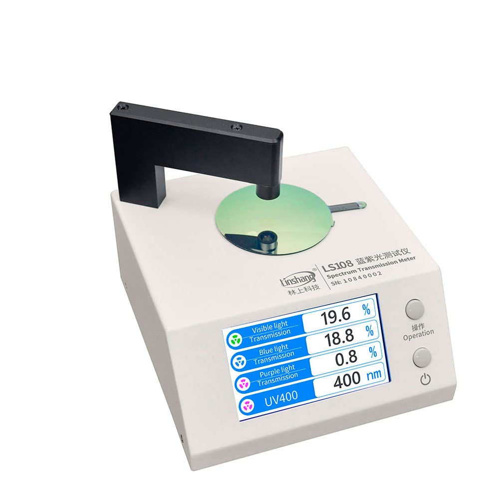 LS108 Spectrum Transmission Meter Blue and Violet Light Transmittance Tester