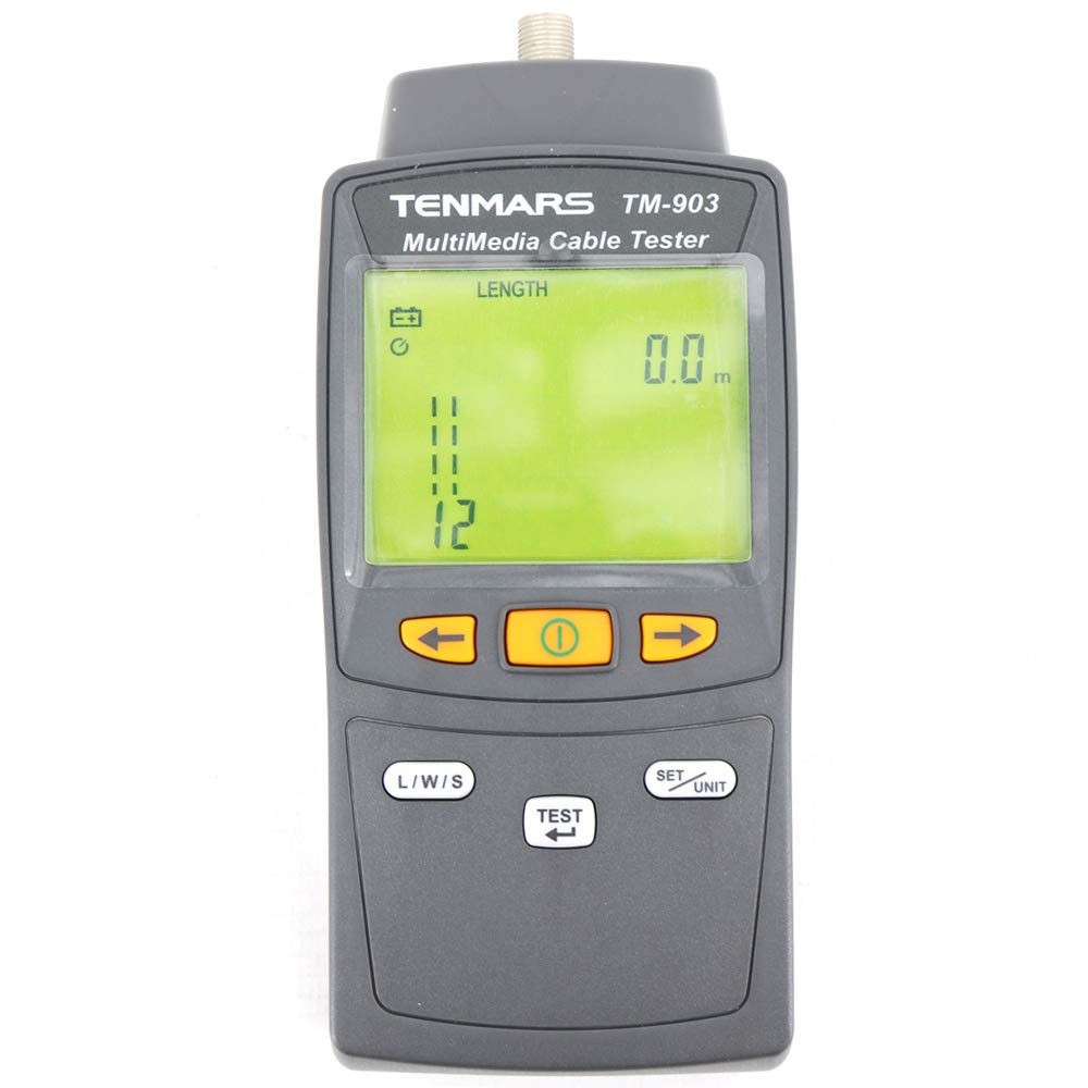 TENMARS TM-903 Mutimedia Cable Tester Network Cable Meter LAN Cable Meter
