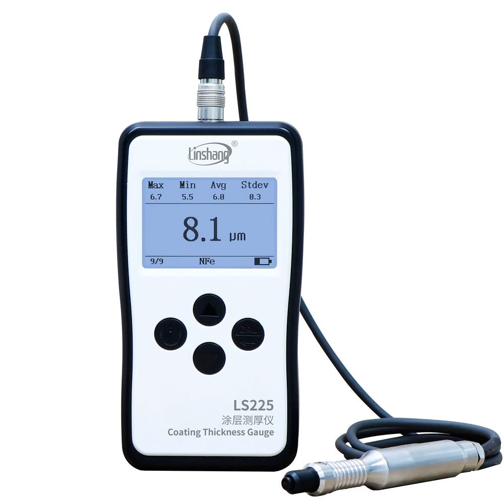 LS225+N1500 Ultra-thin Coating thickness Tester Plating Thickness Gauge Measuring Range 0-1500um