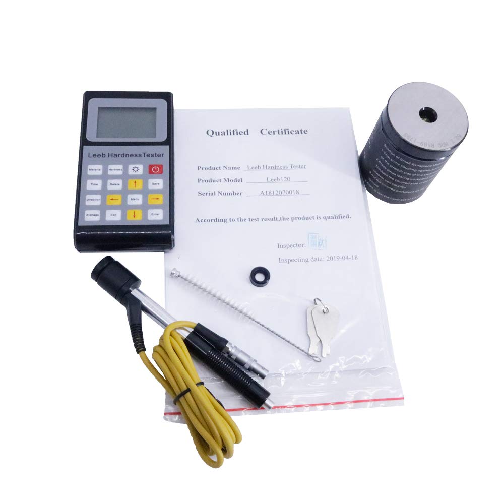 Graigar Portable Digital Leeb Hardness Tester Leeb120 Hardness Meter HL, HRC,HRB, HS,HB,HV