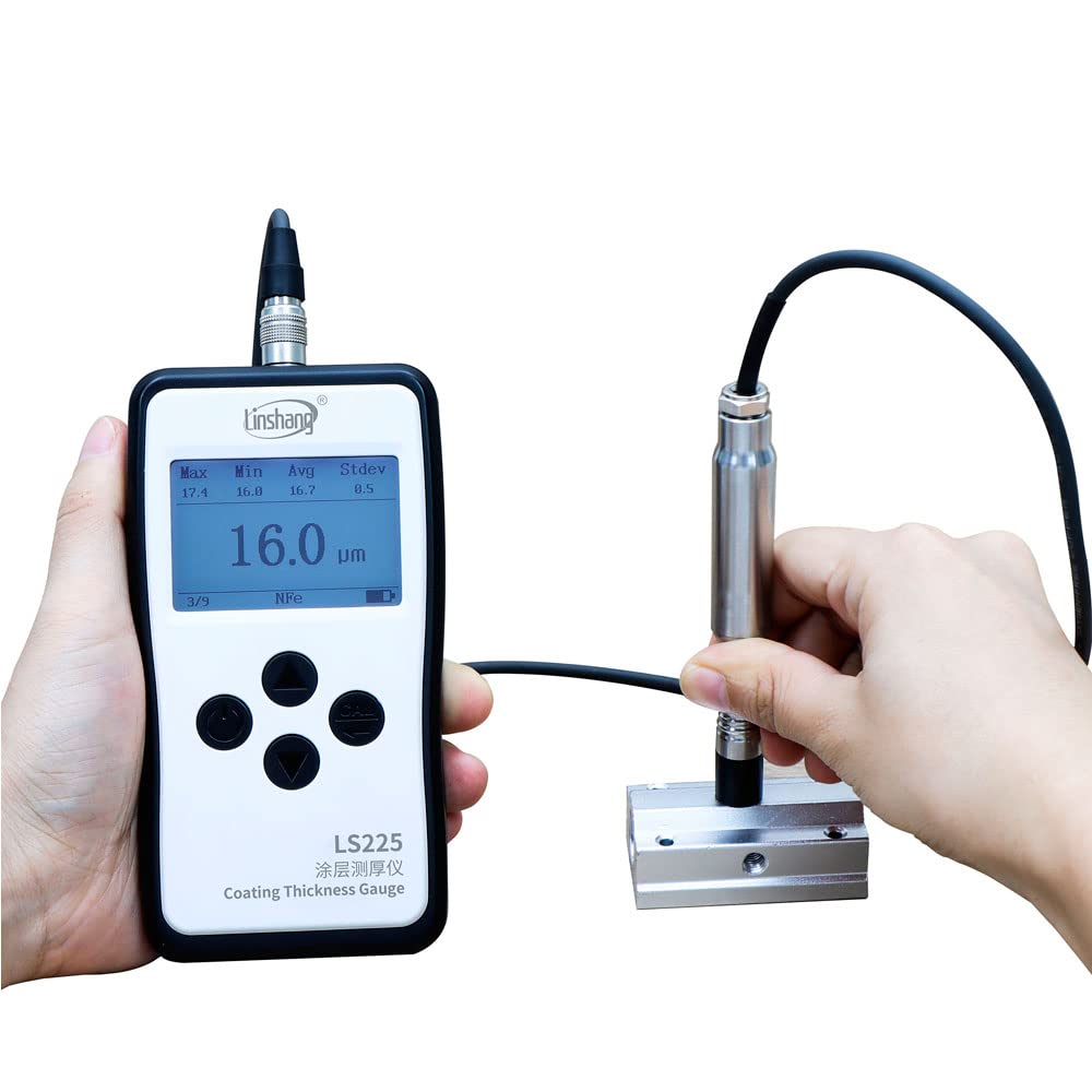 LS225+N1500 Ultra-thin Coating thickness Tester Plating Thickness Gauge Measuring Range 0-1500um
