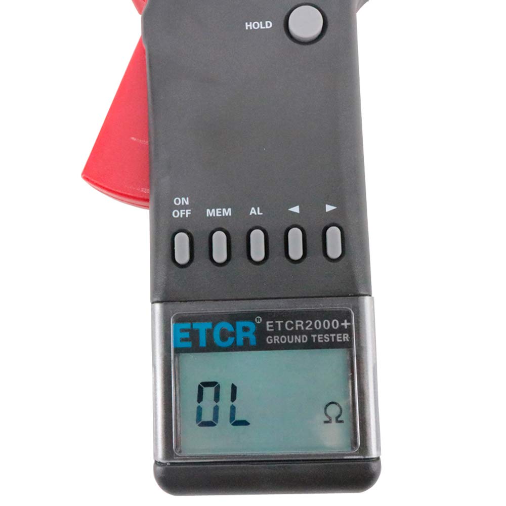 Graigar ETCR2000+ Clamp Ground Earth Resistance Tester Meter Digital Clamp Meter for Measuring Earth Resistance and Leakage Current
